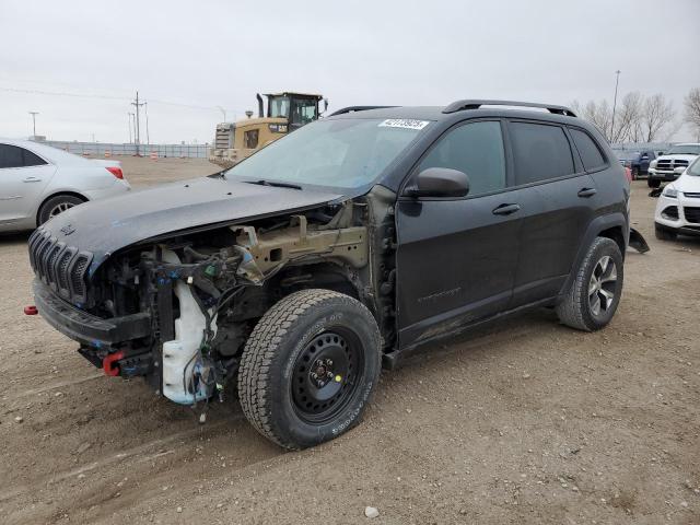 1C4PJMBS9GW128553 - 2016 JEEP CHEROKEE TRAILHAWK BLACK photo 1
