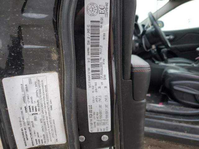 1C4PJMBS9GW128553 - 2016 JEEP CHEROKEE TRAILHAWK BLACK photo 14