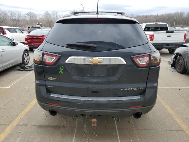 1GNKVJKDXEJ248569 - 2014 CHEVROLET TRAVERSE LTZ BLACK photo 6