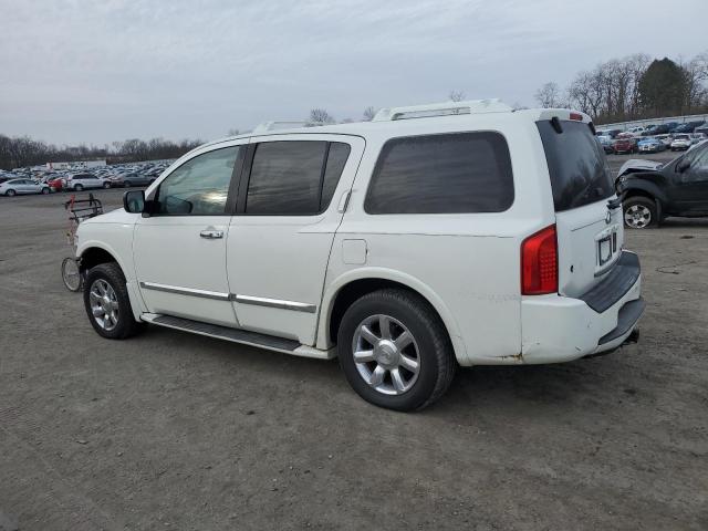 5N3AA08C77N805168 - 2007 INFINITI QX56 WHITE photo 2