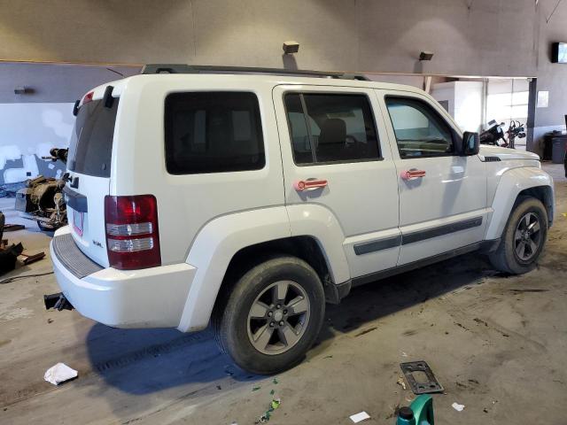 1J8GN28K28W289496 - 2008 JEEP LIBERTY SP WHITE photo 3