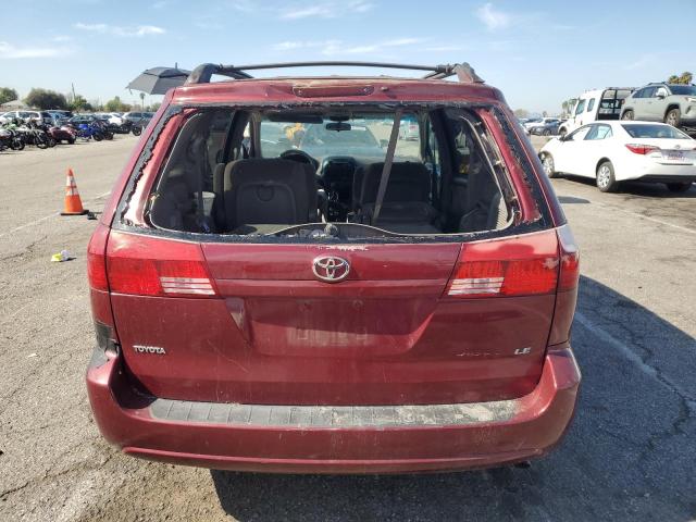 5TDZA23C44S179720 - 2004 TOYOTA SIENNA CE RED photo 6