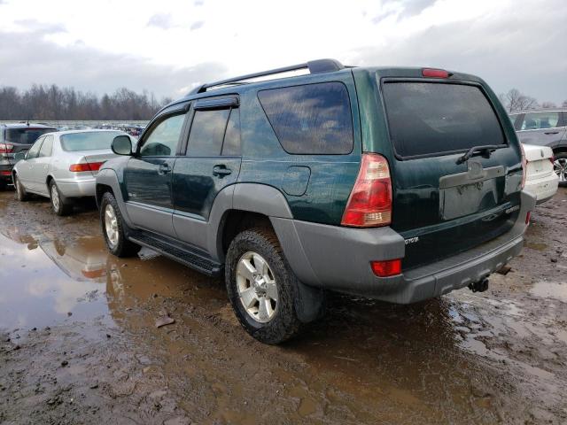 JTEBU14R730005143 - 2003 TOYOTA 4RUNNER SR5 GREEN photo 2