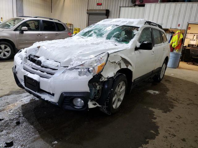 4S4BRBAC8E3284708 - 2014 SUBARU OUTBACK 2.5I WHITE photo 1