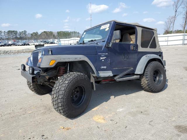 1J4FY19S6VP476100 - 1997 JEEP WRANGLER / SPORT BLUE photo 1