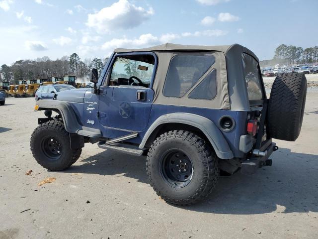 1J4FY19S6VP476100 - 1997 JEEP WRANGLER / SPORT BLUE photo 2