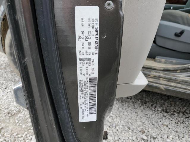 2A4RR5D12AR393658 - 2010 CHRYSLER TOWN & COU TOURING ნაცრისფერი ფოტო 13