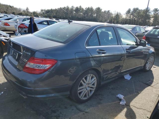 WDDGF81X09F223405 - 2009 MERCEDES-BENZ C 300 4MATIC GRAY photo 3