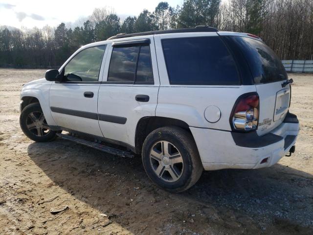 1GNDS13S352169253 - 2005 CHEVROLET TRAILBLAZE LS WHITE photo 2