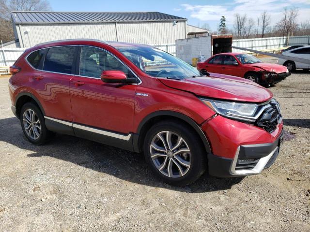 7FART6H90ME000693 - 2021 HONDA CR-V TOURING RED photo 4