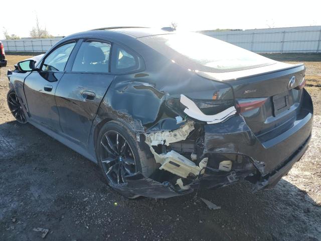 WBA13AW05NFL96789 - 2022 BMW M440XI GRAN COUPE BLACK photo 2