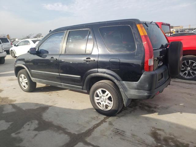 JHLRD78804C017323 - 2004 HONDA CR-V EX BLACK photo 2