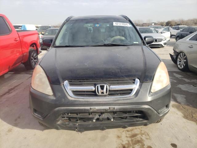 JHLRD78804C017323 - 2004 HONDA CR-V EX BLACK photo 5