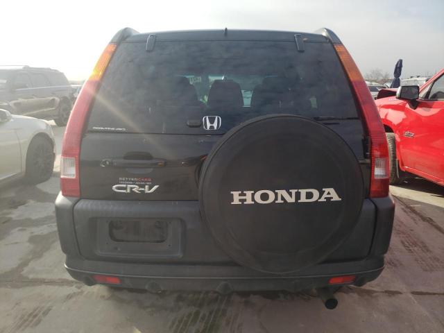 JHLRD78804C017323 - 2004 HONDA CR-V EX BLACK photo 6