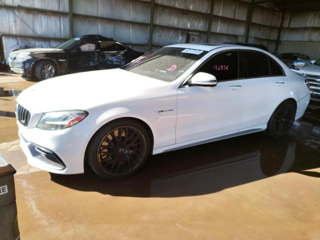 55SWF8HB0LU329265 - 2020 MERCEDES-BENZ C 63 AMG-S WHITE photo 1