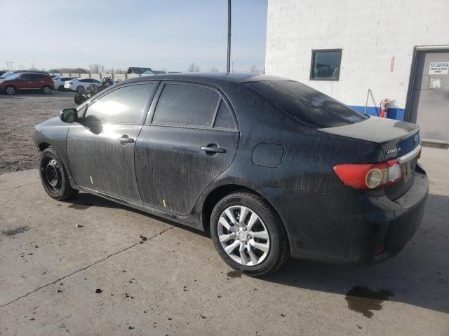 2T1BU4EEXCC834778 - 2012 TOYOTA COROLLA BASE BLACK photo 2