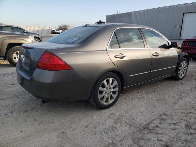 1HGCM66567A080675 - 2007 HONDA ACCORD EX GRAY photo 3