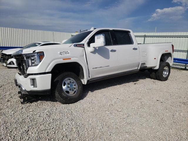 1GT49WEY9NF354354 - 2022 GMC SIERRA K3500 DENALI WHITE photo 1