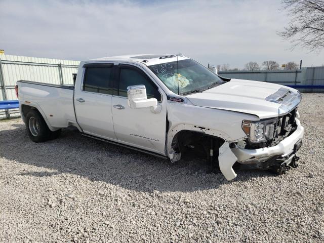 1GT49WEY9NF354354 - 2022 GMC SIERRA K3500 DENALI WHITE photo 4