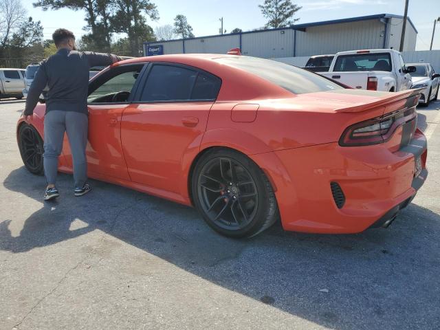 2C3CDXL95LH139565 - 2020 DODGE CHARGER SRT HELLCAT ORANGE photo 2