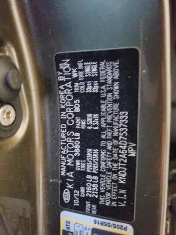 KNDJT2A64D7537333 - 2013 KIA SOUL + GREEN photo 13