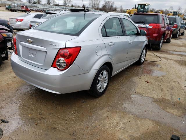 1G1JA5SH2C4159562 - 2012 CHEVROLET SONIC LS SILVER photo 3