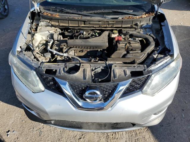 KNMAT2MT4FP547705 - 2015 NISSAN ROGUE S SILVER photo 11