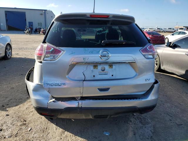 KNMAT2MT4FP547705 - 2015 NISSAN ROGUE S SILVER photo 6