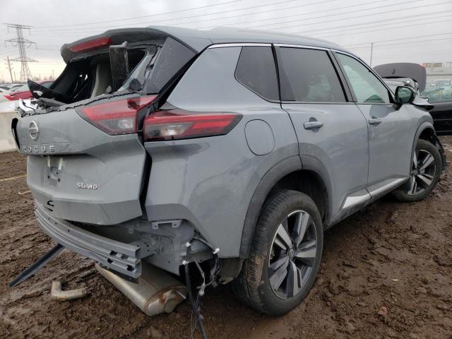 5N1AT3CB3MC764533 - 2021 NISSAN ROGUE SL GRAY photo 3