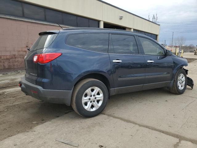 1GNKRFED6BJ147277 - 2011 CHEVROLET TRAVERSE LS BLUE photo 3