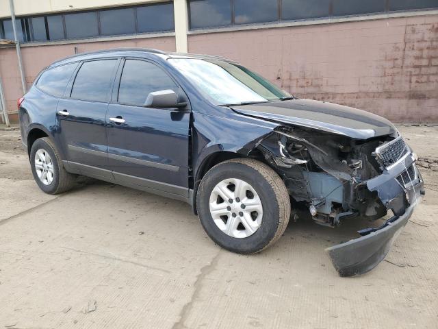 1GNKRFED6BJ147277 - 2011 CHEVROLET TRAVERSE LS BLUE photo 4