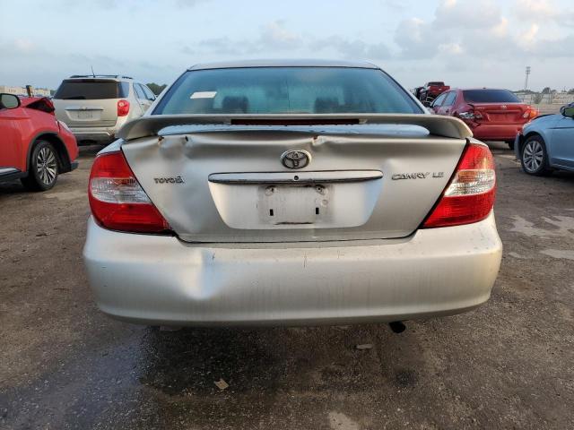 4T1BE30K43U743900 - 2003 TOYOTA CAMRY LE SILVER photo 6