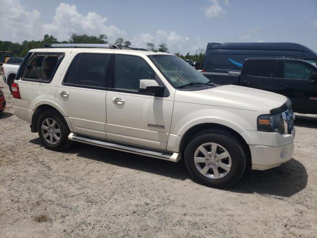 1FMFU19518LA10870 - 2008 FORD EXPEDITION LIMITED WHITE photo 4