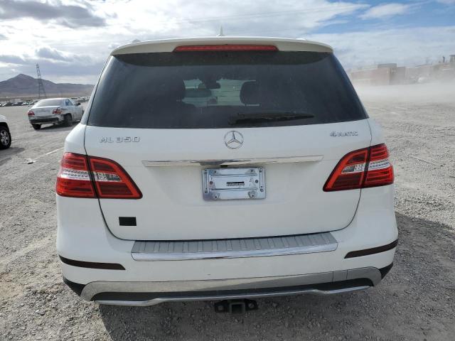 4JGDA5HB2EA389187 - 2014 MERCEDES-BENZ ML 350 4MATIC WHITE photo 6