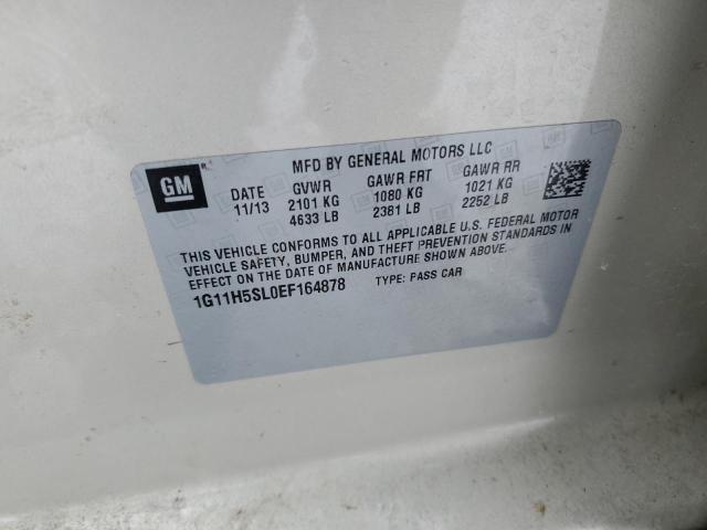 1G11H5SL0EF164878 - 2014 CHEVROLET MALIBU LTZ 米色 照片 13