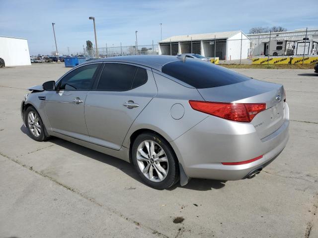 KNAGN4A78B5076863 - 2011 KIA OPTIMA EX SILVER photo 2