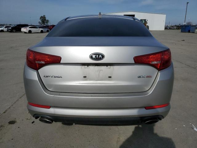 KNAGN4A78B5076863 - 2011 KIA OPTIMA EX SILVER photo 6