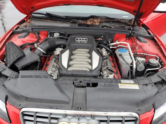 WAUCVAFR6CA001417 - 2012 AUDI S5 PREMIUM PLUS 红色 照片 11