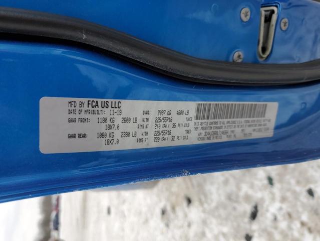 3C4NJDBB8LT148364 - 2020 JEEP COMPASS LATITUDE BLUE photo 13