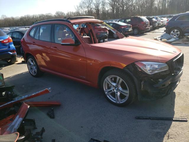 WBAVM5C55EVV92811 - 2014 BMW X1 XDRIVE35I ORANGE photo 4