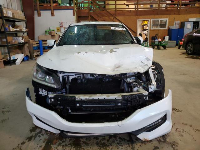 1HGCR2F55GA027444 - 2016 HONDA ACCORD SPORT WHITE photo 5