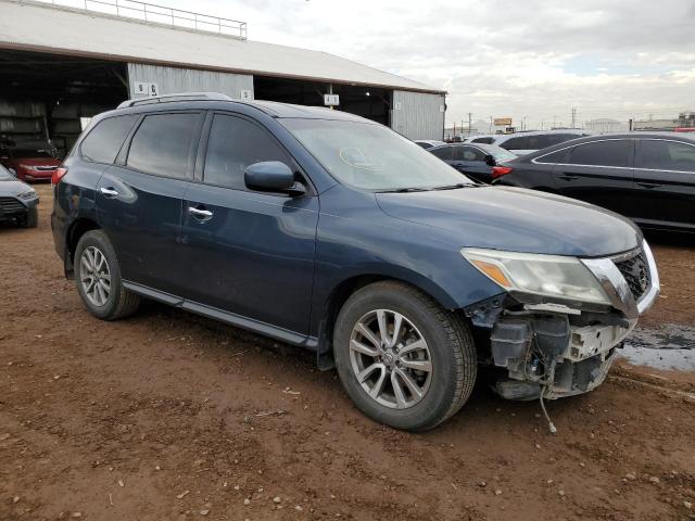 5N1AR2MN1FC606714 - 2015 NISSAN PATHFINDER S 蓝色 照片 4