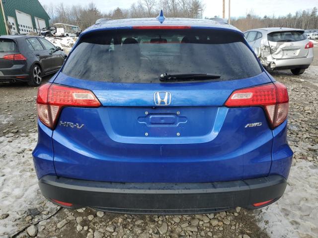 3CZRU6H73JM705822 - 2018 HONDA HR-V EXL BLUE photo 6