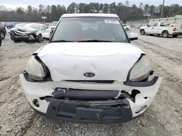 KNDJT2A27B7708361 - 2011 KIA SOUL + WHITE photo 5