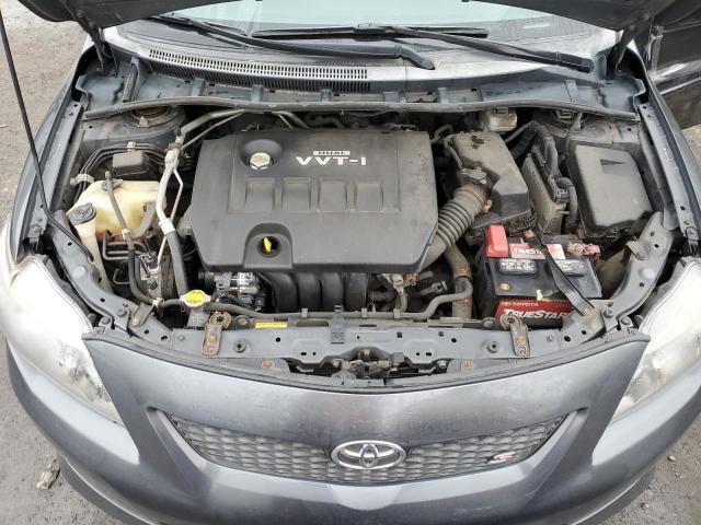 2T1BU4EE6AC479556 - 2010 TOYOTA COROLLA BA GRAY photo 11