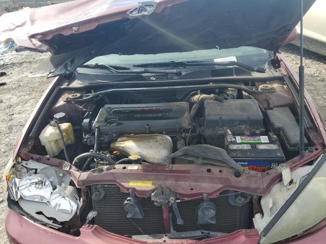 4T1BE32K64U279166 - 2004 TOYOTA CAMRY LE BURGUNDY photo 11