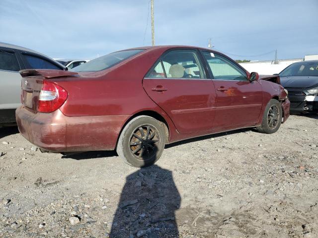 4T1BE32K64U279166 - 2004 TOYOTA CAMRY LE BURGUNDY photo 3