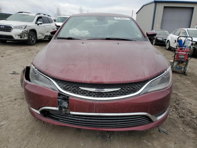 1C3CCCAB2FN709129 - 2015 CHRYSLER 200 LIMITED MAROON photo 5