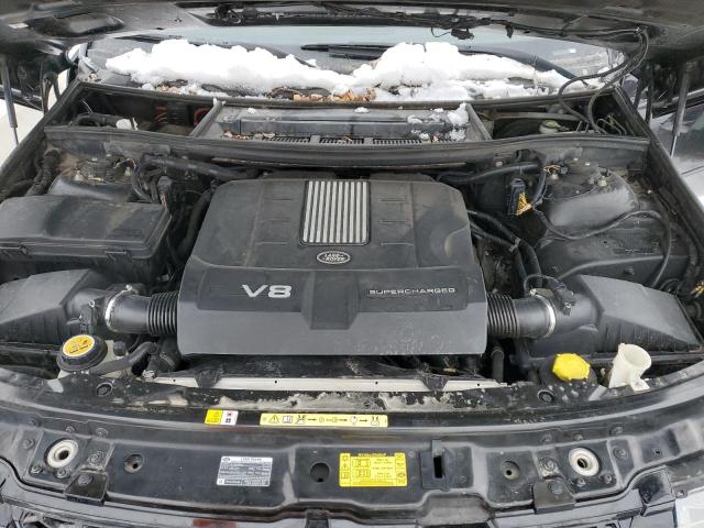 SALMP1E48BA330876 - 2011 LAND ROVER RANGE ROVE AUTOBIOGRAPHY BLACK photo 12