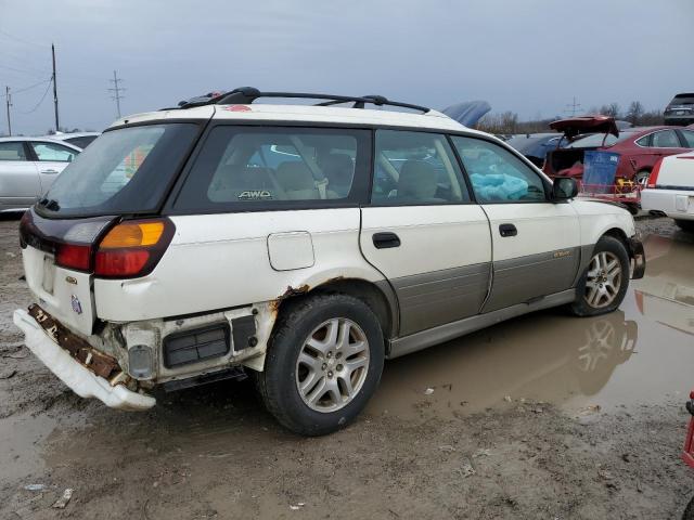 4S3BH675737646105 - 2003 SUBARU LEGACY OUTBACK AWP WHITE photo 3